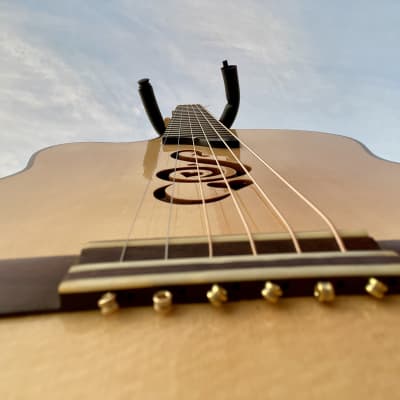 Gerardo Escobedo Hand Made Acoustic Guitar G-Clef With Heart - Rosewood - Ziricote - German Spruce 2020 - Shellac / French Polish image 10