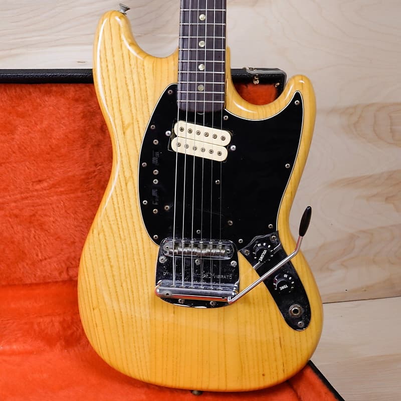 Fender Mustang 1978 Natural Vintage USA w/ OHSC | Reverb