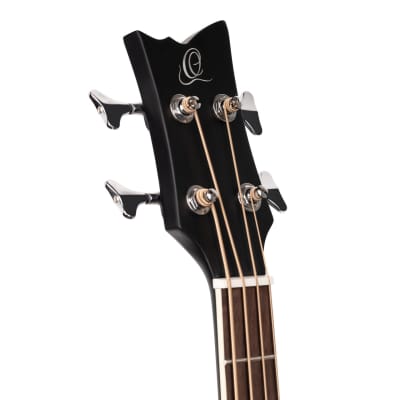 ORTEGA D7CE-SBK-4 Acoustic Bass 4-Str. ortega Cutaway, Mahagoni/Fichte image 3