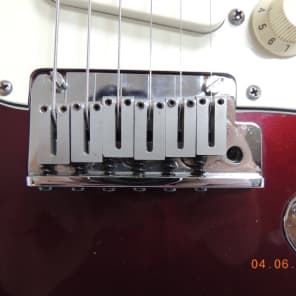 Fender Stratocaster Plus Strat Plus 1989 Maroon electric guitar original W/OHSC. image 13
