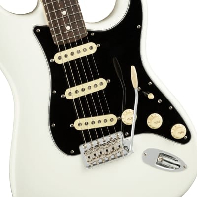 Fender American Performer Stratocaster Electric Guitar Rosewood FB, Arctic White image 2