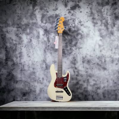 Fender AM Pro II Jazz (5), Olympic White / Rosewood image 5