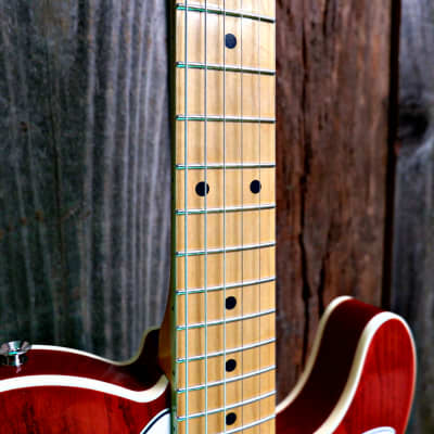 Keith Holland Custom T-NS-Thinline #1291 - Translucent Wine Red image 16