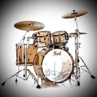 ジャンベ メットリーカスタム PEARL MLX PRESTIGE CUSTOM 4 PIECE JAZZ DRUM KIT, LIQUID AMBER (PRE