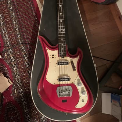 Teisco EBX-200 1966-1969 - metallic red for sale