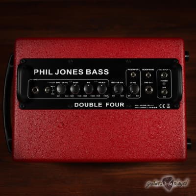 Phil Jones Bass Double Four (BG-75) 2x4” 70W Bass Combo Amp & Carry Bag – Red image 5