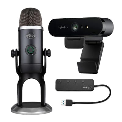  Logitech Blue Sona Active Dual-Diaphragm Dynamic XLR Microphone  (Graphite) Bundle with Microphone Stand, XLR Cables, and Pop Filter (4  Items) : Musical Instruments