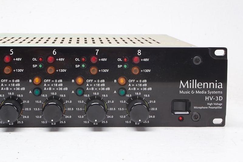 Millennia HV-3D-8 Eight Channel Microphone Preamp (Used