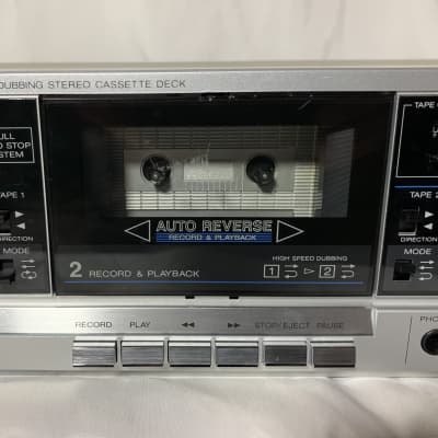 Realistic SCT-100 Stereo Dual Deck Cassette Player Recorder POWERS UP~PARTS ONLY image 5