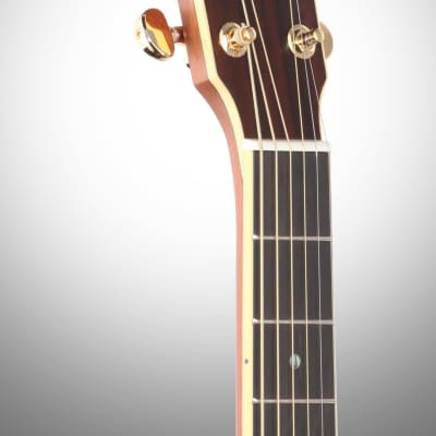 Yamaha LSTA TransAcoustic Acoustic-Electric Guitar (with Gig Bag), Brown Sunburst image 8
