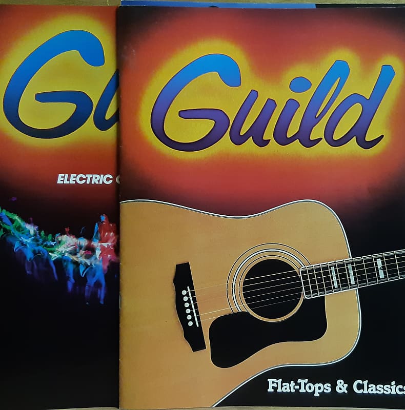 Guild acoustic and electric guitar catalogs and price list 1983. Original! image 1
