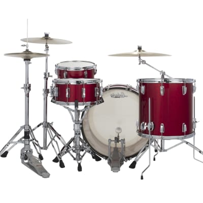 Ludwig Legacy Maple Red Sparkle Pro Beat 14x24_9x13_16x16 Special Order Drum Kit | Authorized Dealer image 3