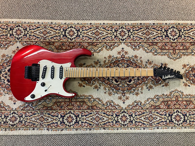 Washburn Mercury エレキギター レッド Washburn Mercury 90s - Red Metallic | Reverb