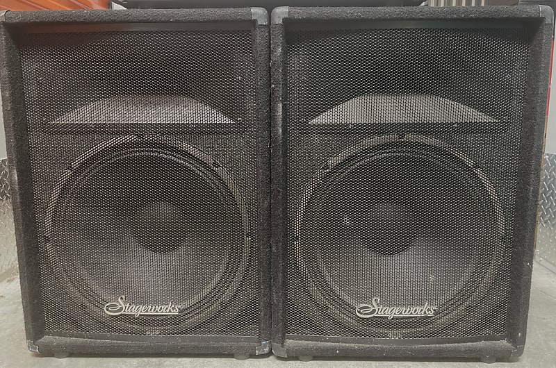 Stageworks 12” Speakers Mid 90’s Reverb
