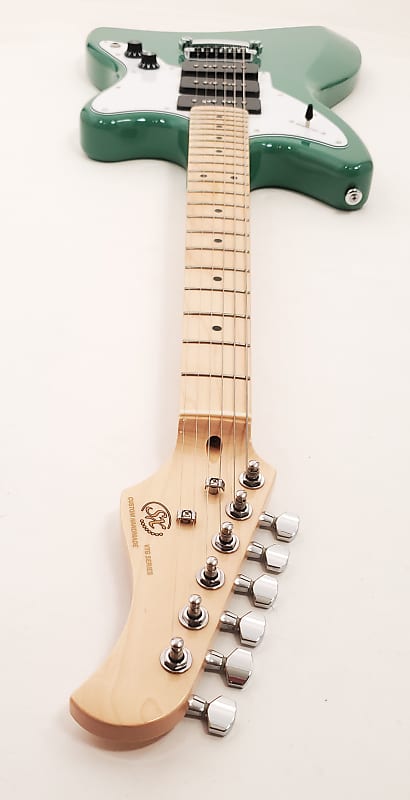 SX Liquid MN Alder 3P90 Stop VGN Green Electric Guitar with
