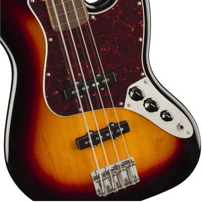 Squier Classic Vibe '60s Jazz Bass Fretless with Indian Laurel Fretboard image 3