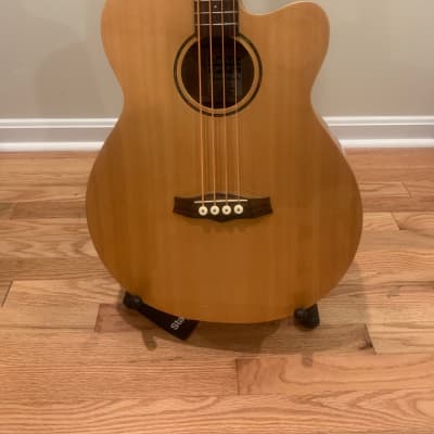 Tanglewood TWR-AB Roadster Spruce/Mahogany Acoustic Bass with Electronics 2010s - Natural Satin for sale