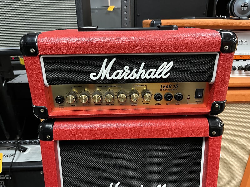 Marshall Lead 15 Micro Stack Limited Edition Red | Reverb