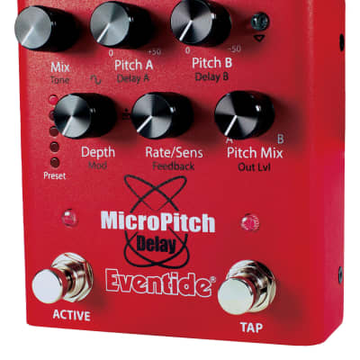 Eventide MicroPitch Delay Pedal 2021 - Red image 3