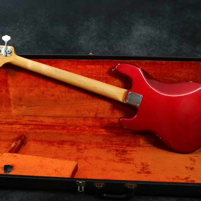 1966 Fender Precision Bass - Candy Apple Red image 4