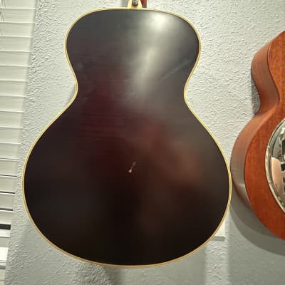 Epiphone Masterbilt Century Collection Zenith Classic Acoustic/Electric Guitar with F-Holes 2010s - Vintage Sunburst image 5