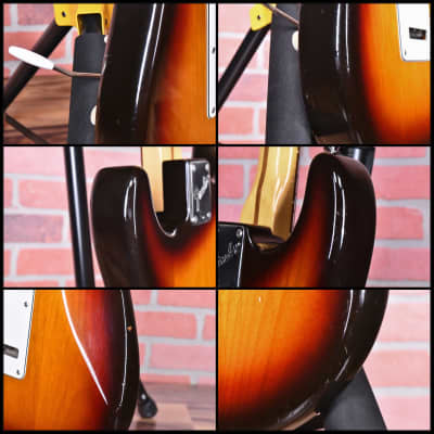 Fender Standard Stratocaster with Rosewood Fretboard Brown Sunburst 1988 w/OHSC image 13
