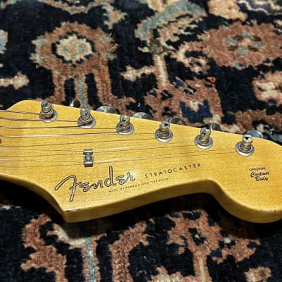 Fender Fender Custom Shop 57 C-shape neck Stratocaster 2019 - Olympic White image 11