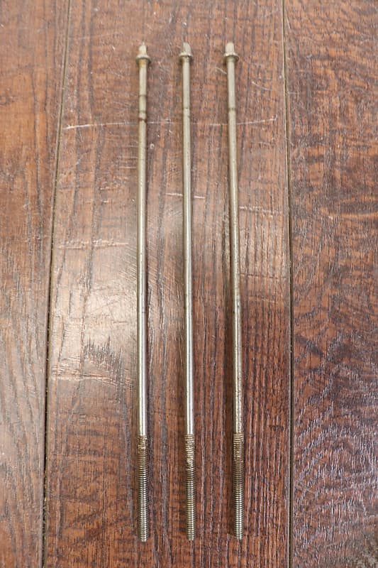 Slingerland 10" Nickel Tension Rods 3pk Vintage 1940's Reverb UK