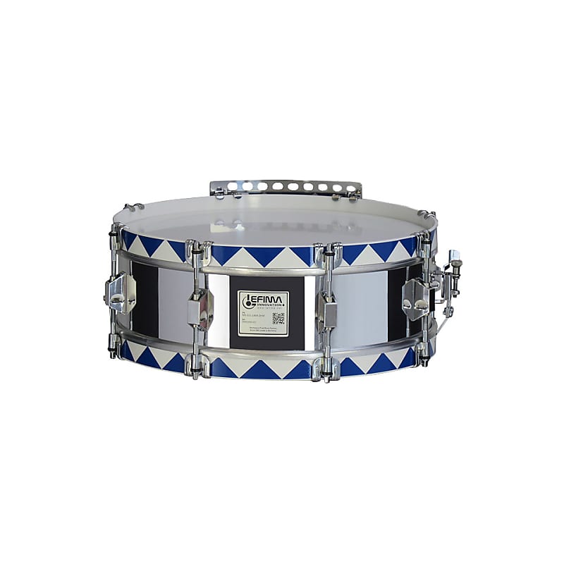 Lefima UltraLeicht Vintage 14" x 4,5" Kleine Trommel Blau/Weiß image 1