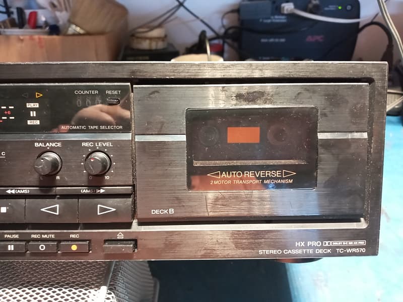 Sony stereo on sale cassette deck tc-wr570