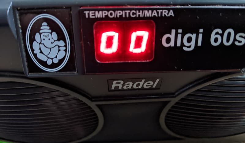 Radel Electronic Digital Tabla Model 60s with bag, PSU and manual