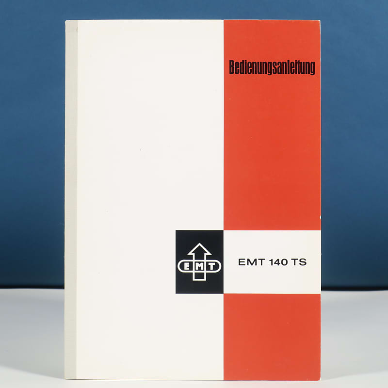 EMT 140 TS / 140 TQ / 162 TS original owners manual in German image 1