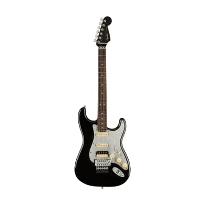 [PREORDER] Fender American Ultra Luxe Stratocaster Floyd Rose HSS Electric Guitar, RW FB, Mystic Black for sale