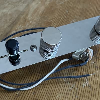 Fender Telecaster Wiring Harness Upgrade 500k CTS/ Bourns Pots PUSH/PULL Coil Split .022 Orange Drop Cap Oak Grigsby Switch PLATE/KNOBS image 1