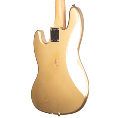 Fender Custom Shop 1964 Jazz bass - relic - Aztec Gold - 9.5 lbs - serial# R133242 image 10