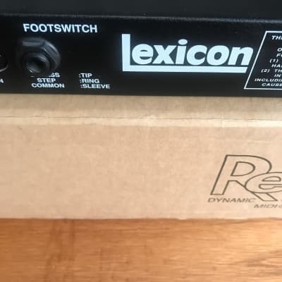 Lexicon Reflex Dynamic MIDI Reverberator 1990s - Black | Reverb