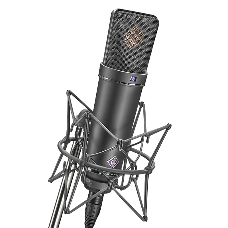 Neumann U 87 AIMT Set Z Condenser Microphone With Shock Mount - Black image 1
