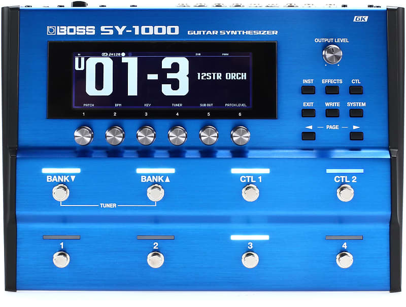 Boss SY-1000 Guitar Synthesizer Pedal (3-pack) Bundle image 1