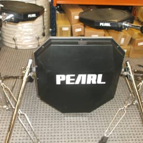 Pearl Drum X Electric Drum Set 1980 s Black w Stands and Reverb