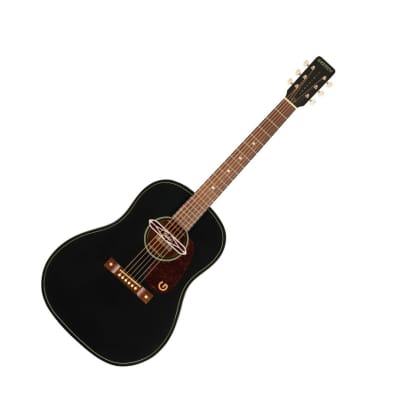 Gretsch Deltoluxe Dreadnought Acoustic Guitar (Black Top) image 4