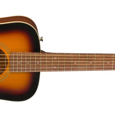 Fender Redondo Mini Acoustic Guitar, Sunburst w/ Gig Bag image 2