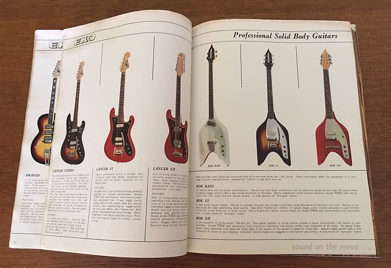 EkO Catalogue 1960's Full line catalog EKO Reverb