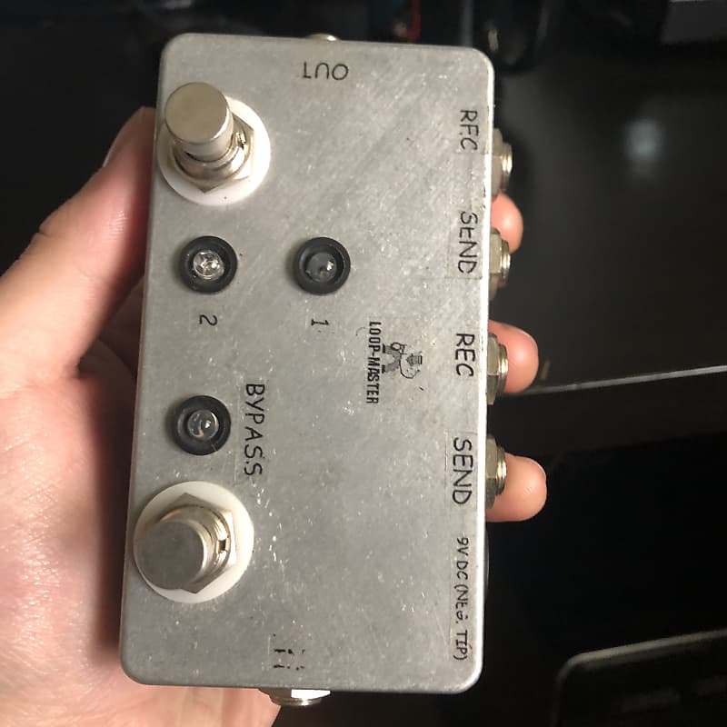 LoopMaster Pedals Clean/Dirty A/B Looper W/Master Bypass Reverb UK