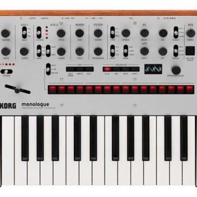 Korg Monologue Monophonic Analogue Synth [Silver] image 1