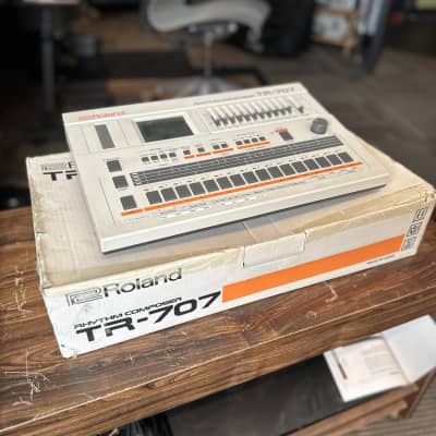 Roland TR-707 Rhythm Composer w/ HKA Mod + Box