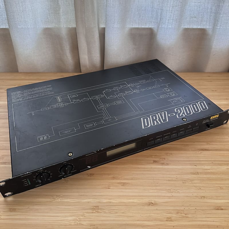 KORG DRV-1000　リバーブ　【オマケ付き】【音出し確認済】 KORG DRV-1000リバーブ【オマケ付き】【音出し確認済】