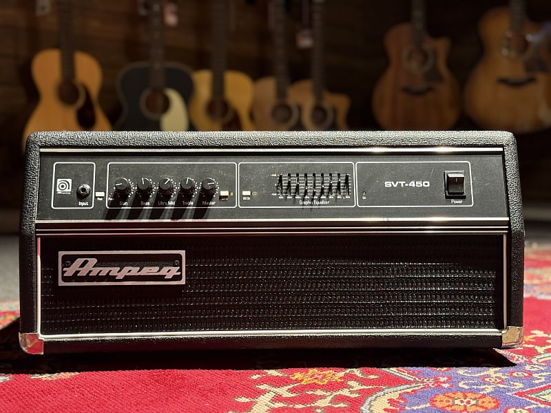 Ampeg SVT-450H Classic Series 450-Watt Bass Amp Head - Black image 1