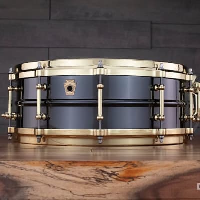 Ludwig 14 X 5 Lb416 Bt Black Beauty Snare Drum, Brass Shell, | Reverb