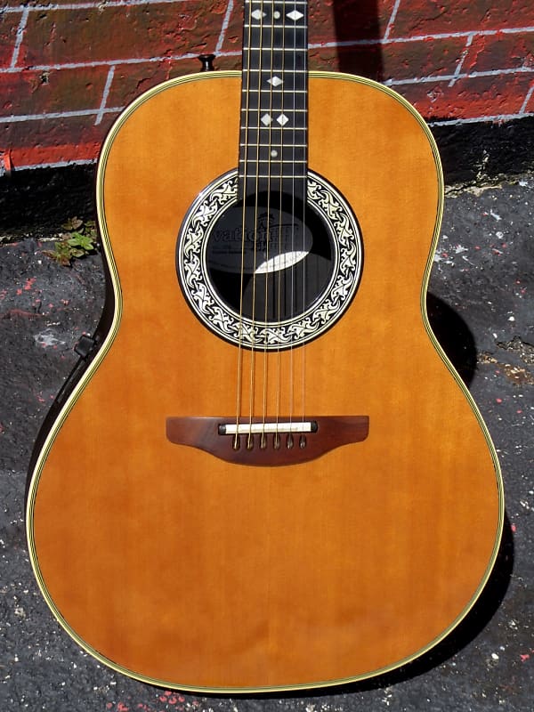 Ovation 1712 Custom Balladeer 1990 Natural | Reverb UK