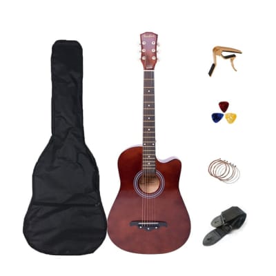 best acoustic guitar for beginners - Brown / United States / 38 inches image 1